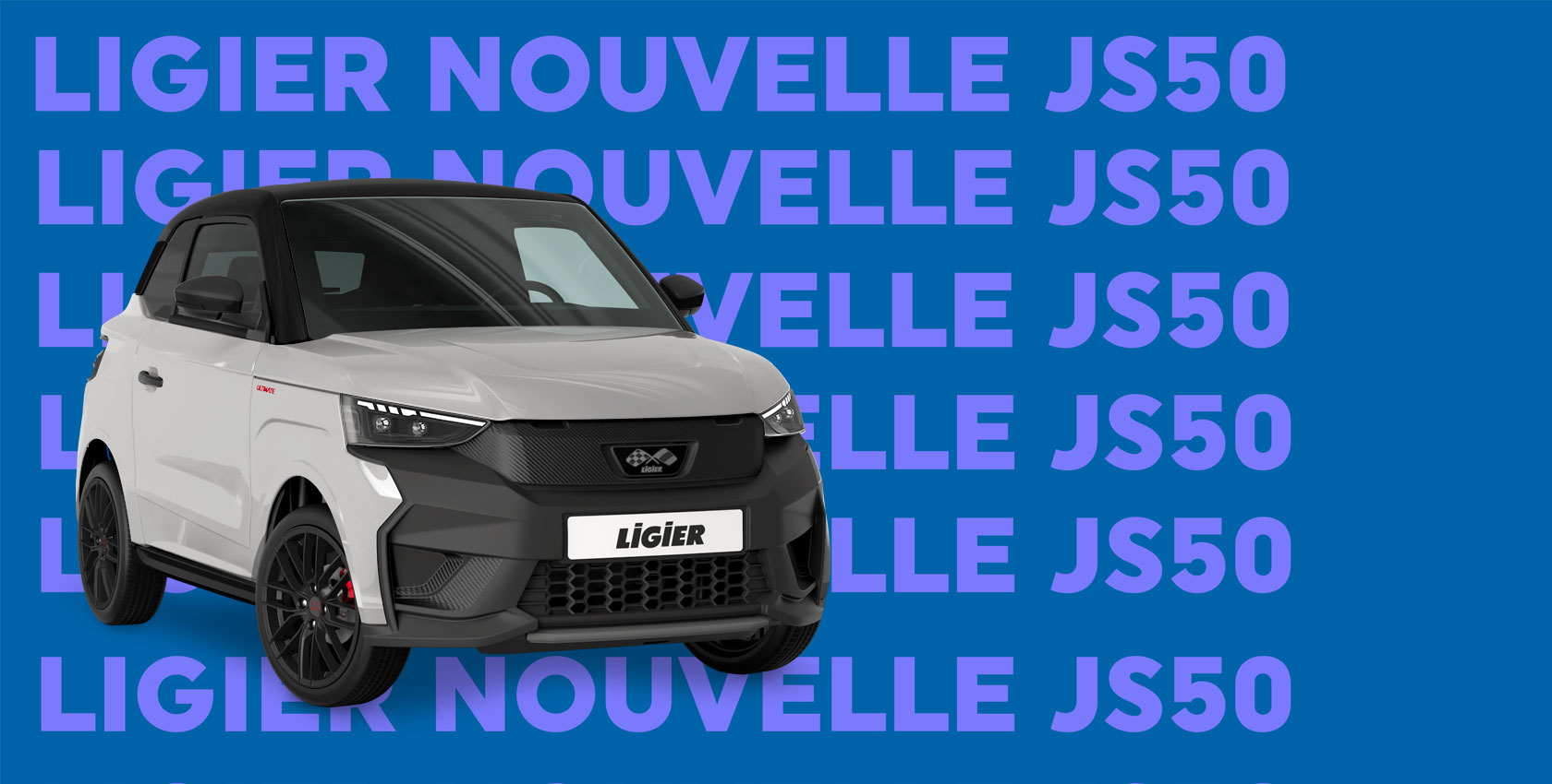 Nouvelle Ligier JS50 Gris Asphalt